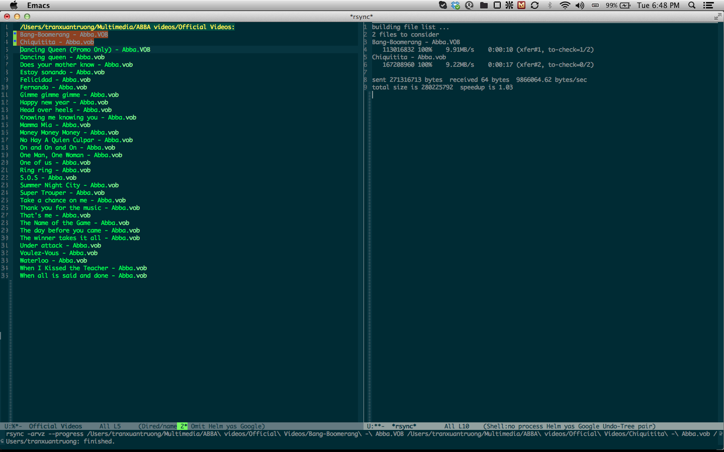 macports rsync