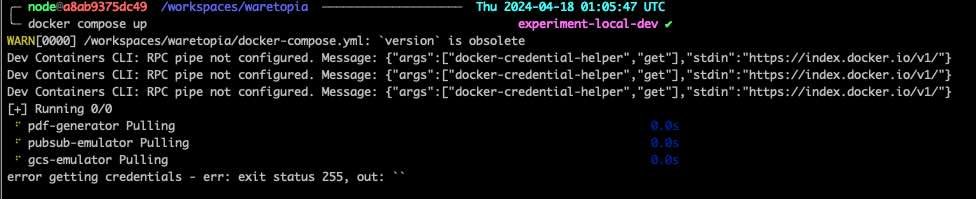 docker issue 2